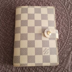 Authentic Louis Vuitton Damier Azur PM Agenda